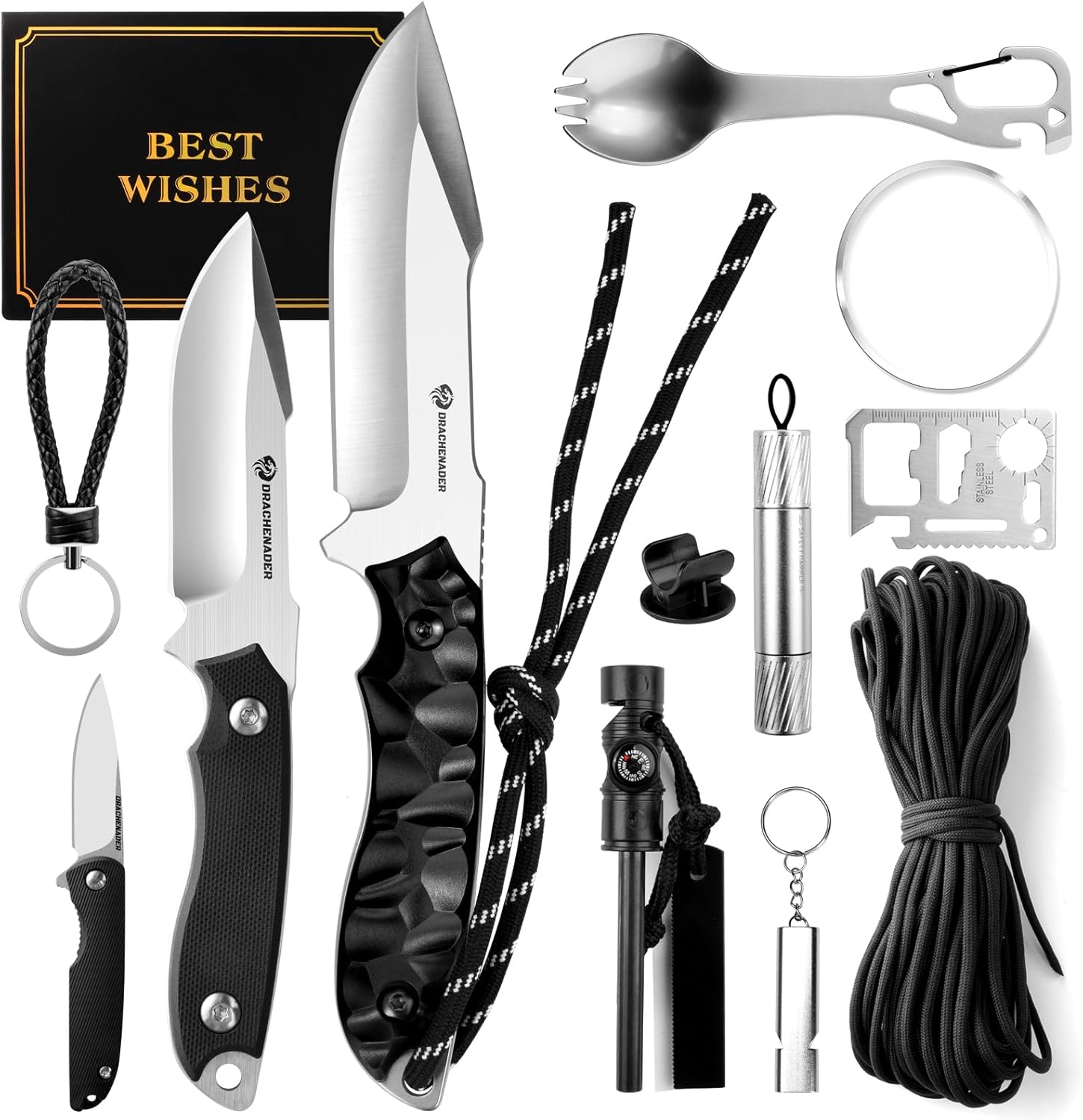 Outdoor Gifts for Men – Survival Kit & Emergency Gear & Cool Gadgets for Hiking, Camping & Adventure for Husband, Dad, Son