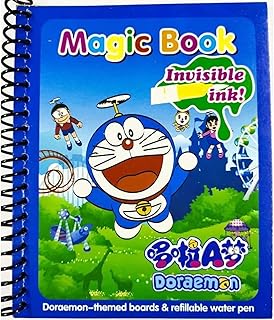 Doraemon Magic Coloring Book with Water - No Mess No Stains - Fun and Educational Multiple Graphics