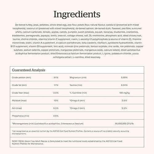 Miniatura 10 de Bundle of Now Fresh - Alimento para gatos sin granos, 3 libras, receta de comida seca para gatos adultos + comida para gatos Now Fresh sin granos, 8