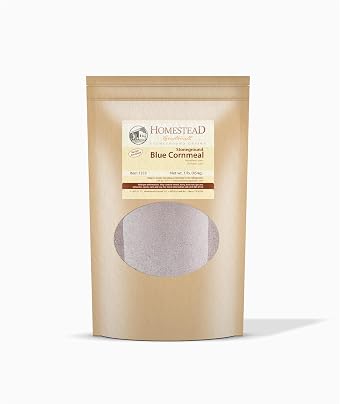 Blue Cornmeal Non-GMO, Chemical-Free, All-Natural, Stone-ground Homestead Gristmill