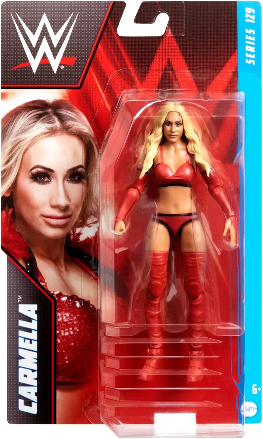 WWE Carmella Basic Action Figure, Posable 6-inch Collectible for Ages 6 Years Old & Up​​