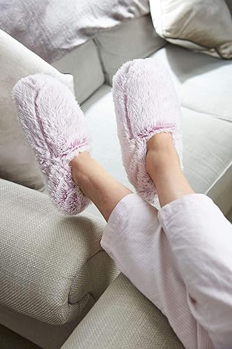 Vista 2 de Warmies Pantuflas bajas para mujer, malvavisco rosa, 1 par (paquete de 1)