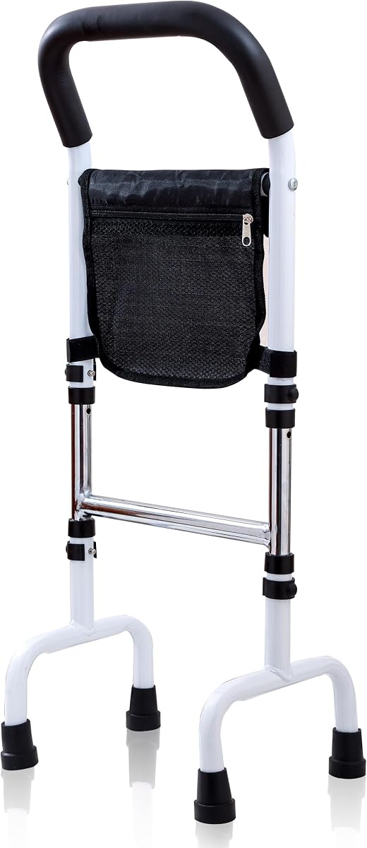 Bastón para caminar, herramienta de ayuda para la recuperación corporal (5.2lb), estabilidad mejorada y antideslizante, hasta 300lb, altura ajustable 28.3-36.2in, adecuado para discapacitados mayores o mujeres embarazadas, etc.