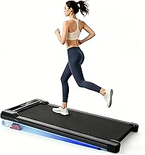 HomeFitnessCode Walking Pad für Zuhause mit Neigung - Laufband Laufpad Steigung Klein Walkpad Untertisch Elektrisch Walking Band Gehband Treadmill