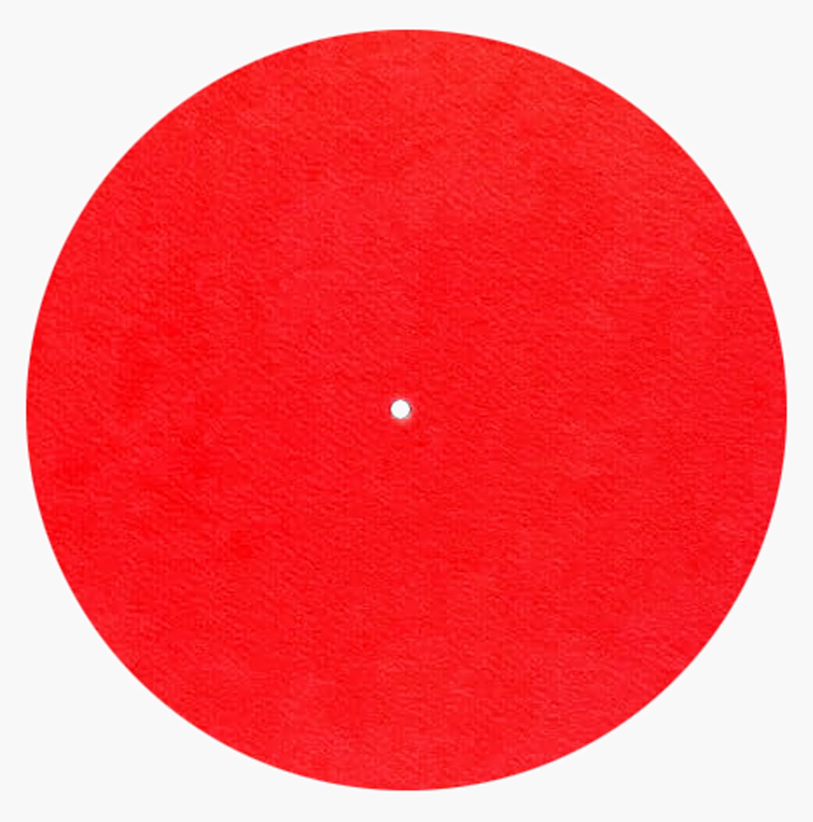 2 PCS Record Player Mat, 12in Anti-Slip & Anti-Static Felt Record Pad Turntable Slipmat Wool Turntable Platter Mat Vinyl Record Player Protective Mat for Home Record Players (RED)