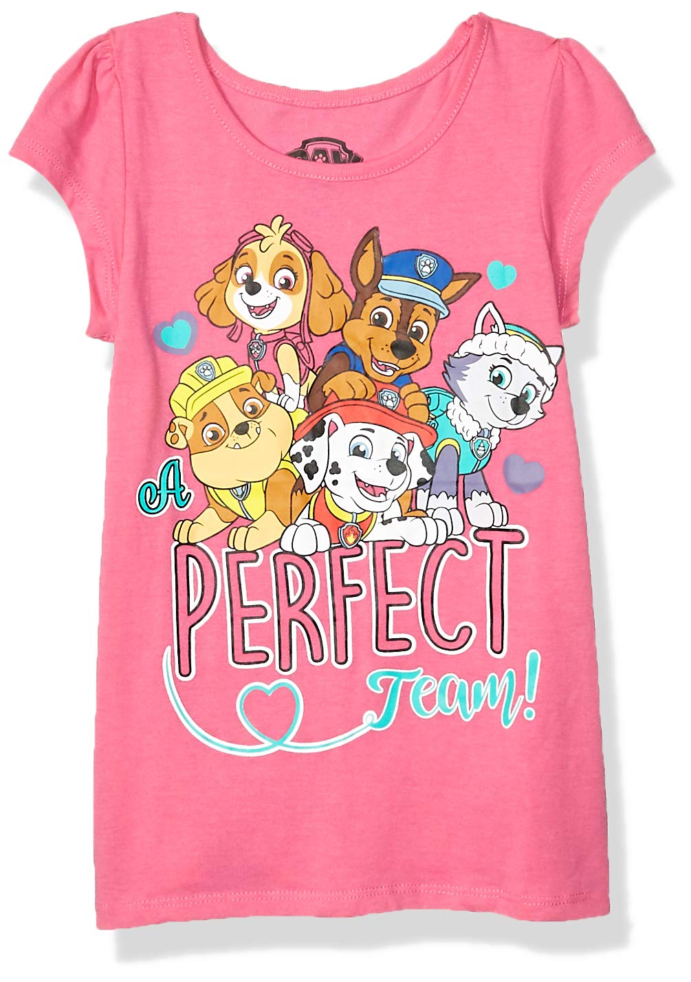 Paw PatrolNickelodeon Girls Short Sleeve T-Shirt for Toddler and Little Kids