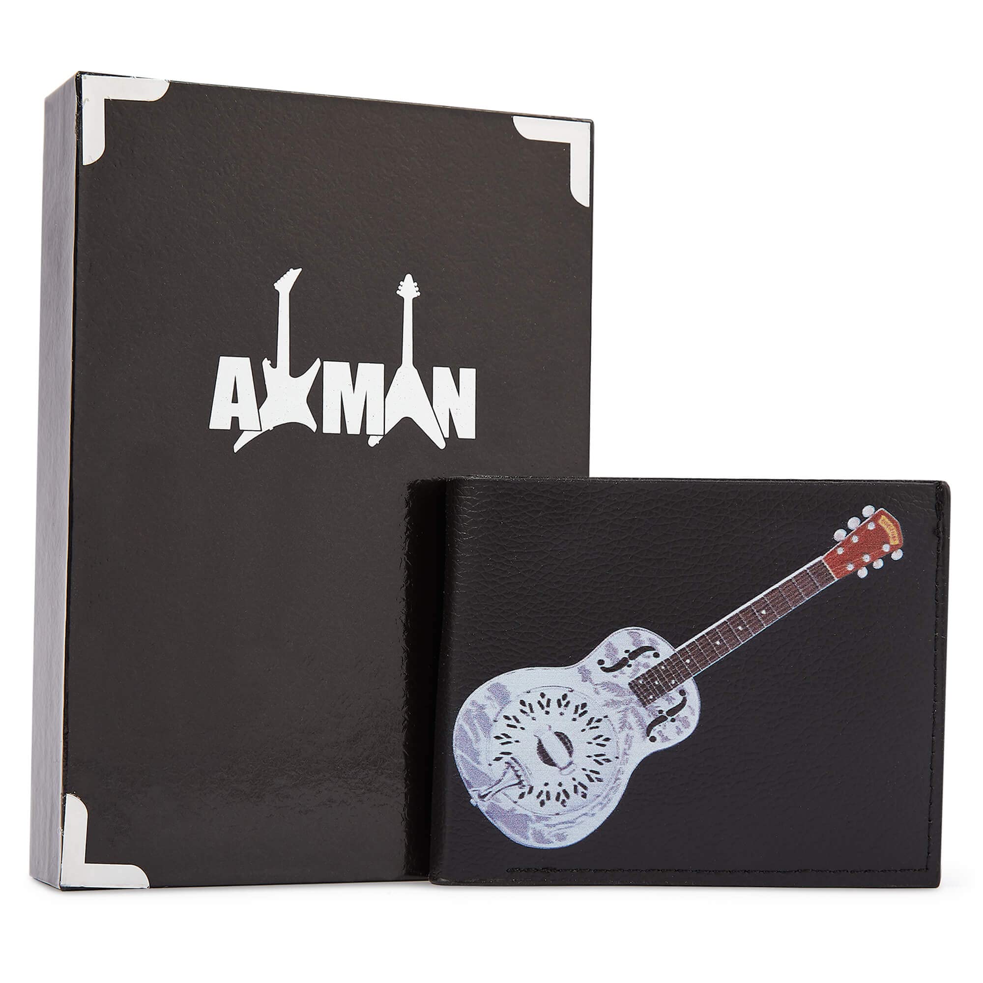 Mark Knopfler Portefeuille / Boîte cadeau | Porte-médiator | Cuir vegan | Œuvre originale - Les Beatles, Paul McCartney, John Lennon, RIngo Starr, George Harrison Mark Knopfler Portefeuille / Boîte cadeau | Porte-médiator | Cuir vegan | Œuvre originale