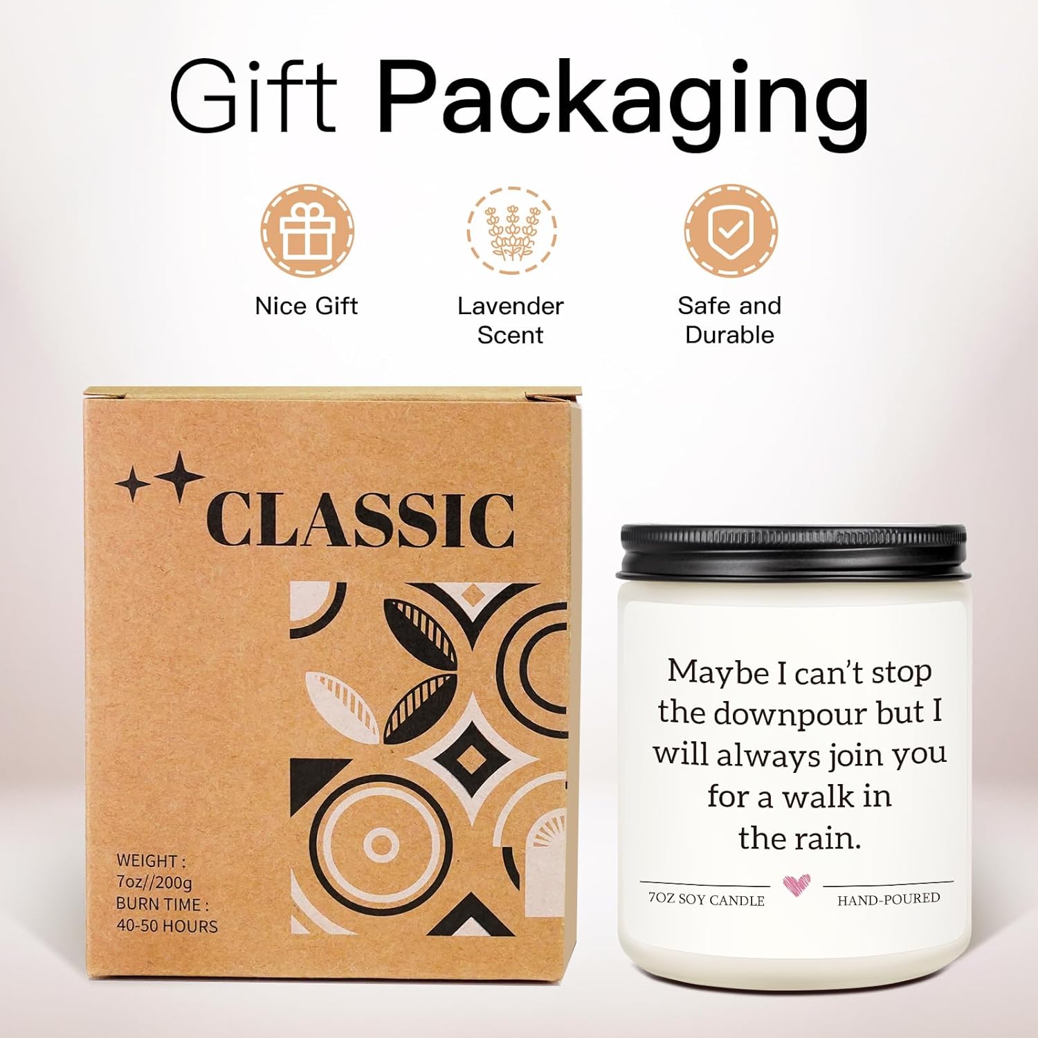 Thinking of You Gifts for Women Men Couple, Thoughtful Valentines Gifts for Friends Female People with Depression Sympathy Bereavement Feel Better Comfort Get Well Soon Sentimental Valentines Gift - Image 7