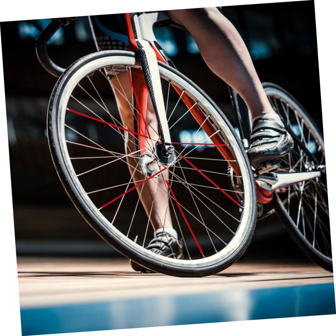 balacoo Motorcycle Spoke Skin Kit 72pcs Spoke Covers for Rims Universal Fit for Bikes Motocross Cross-Country Bikes