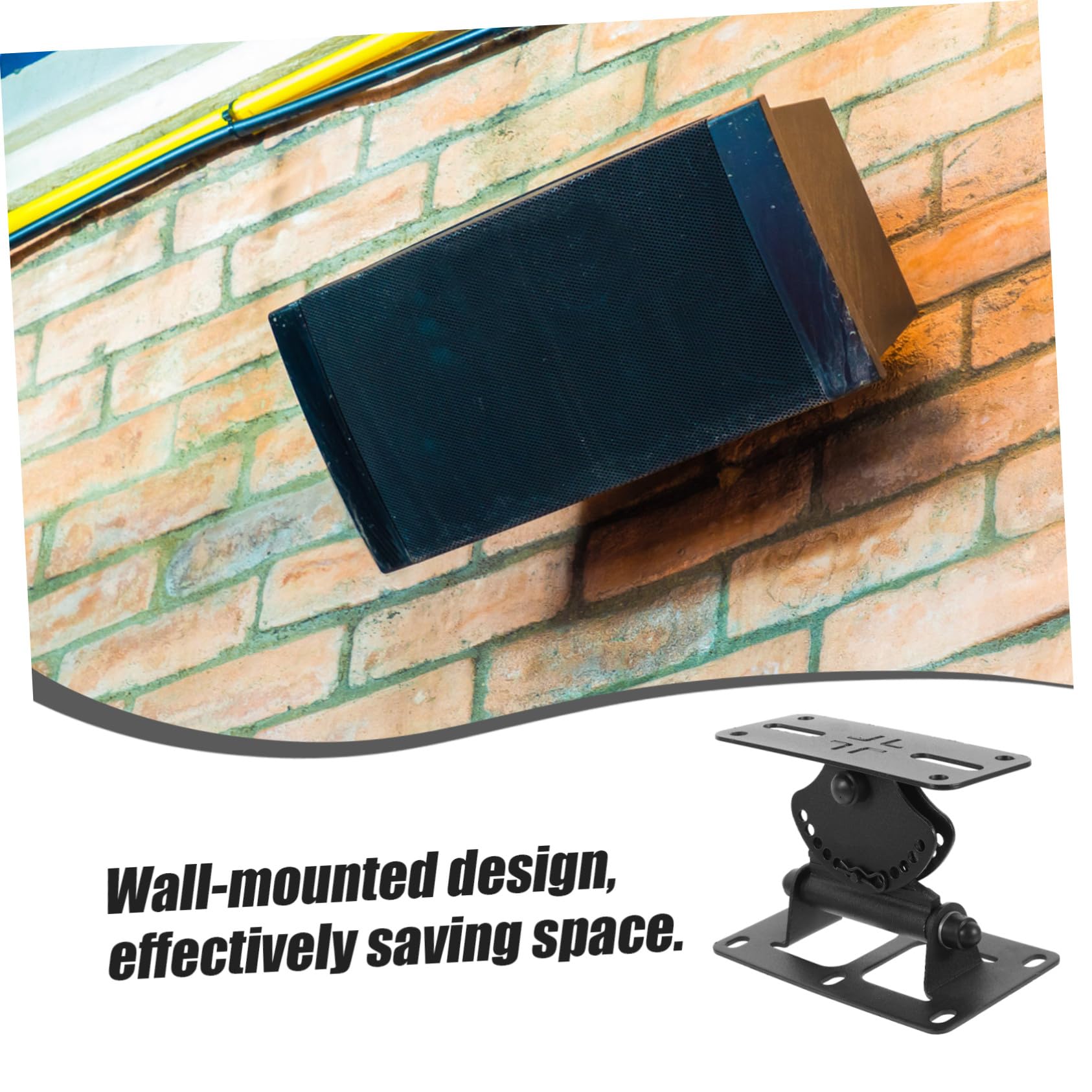 Support Mural pour Enceinte Rotatif de Étagère Murale Robuste pour Enceintes Surround Fixation Inclinable pour Sonorisation Professionnelle