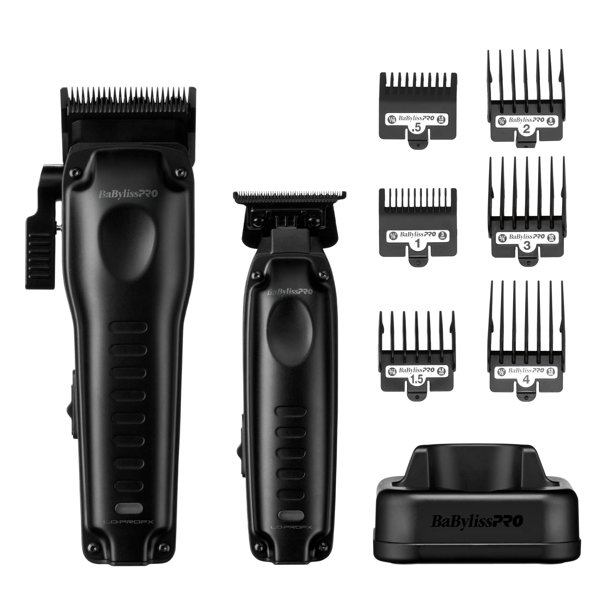 Photo 1 of BaBylissPRO Hair Trimmer & Hair Clipper Prepack, Compact LO-PROFX, Black
