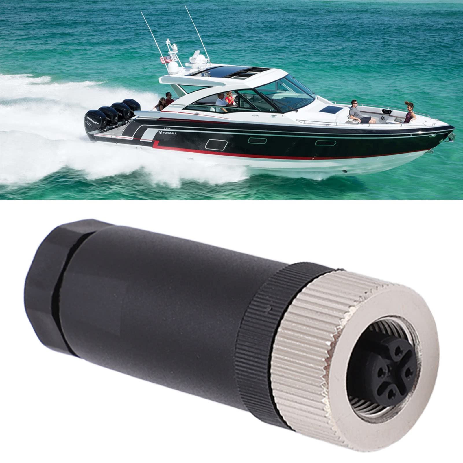 NMEA 2000 Field Installable Connector Female 5 for Lowrance, B G, Navico, Networks with Construction, Excellent Performance