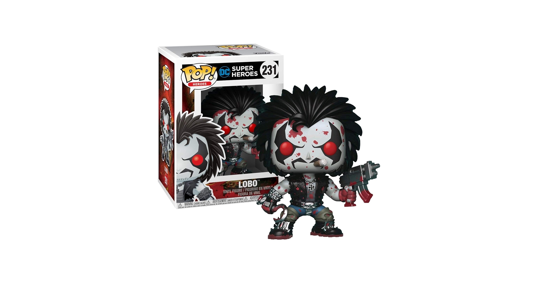 Amazon.com: Funko Pop! Heroes: DC Heroes Lobo (Bloody