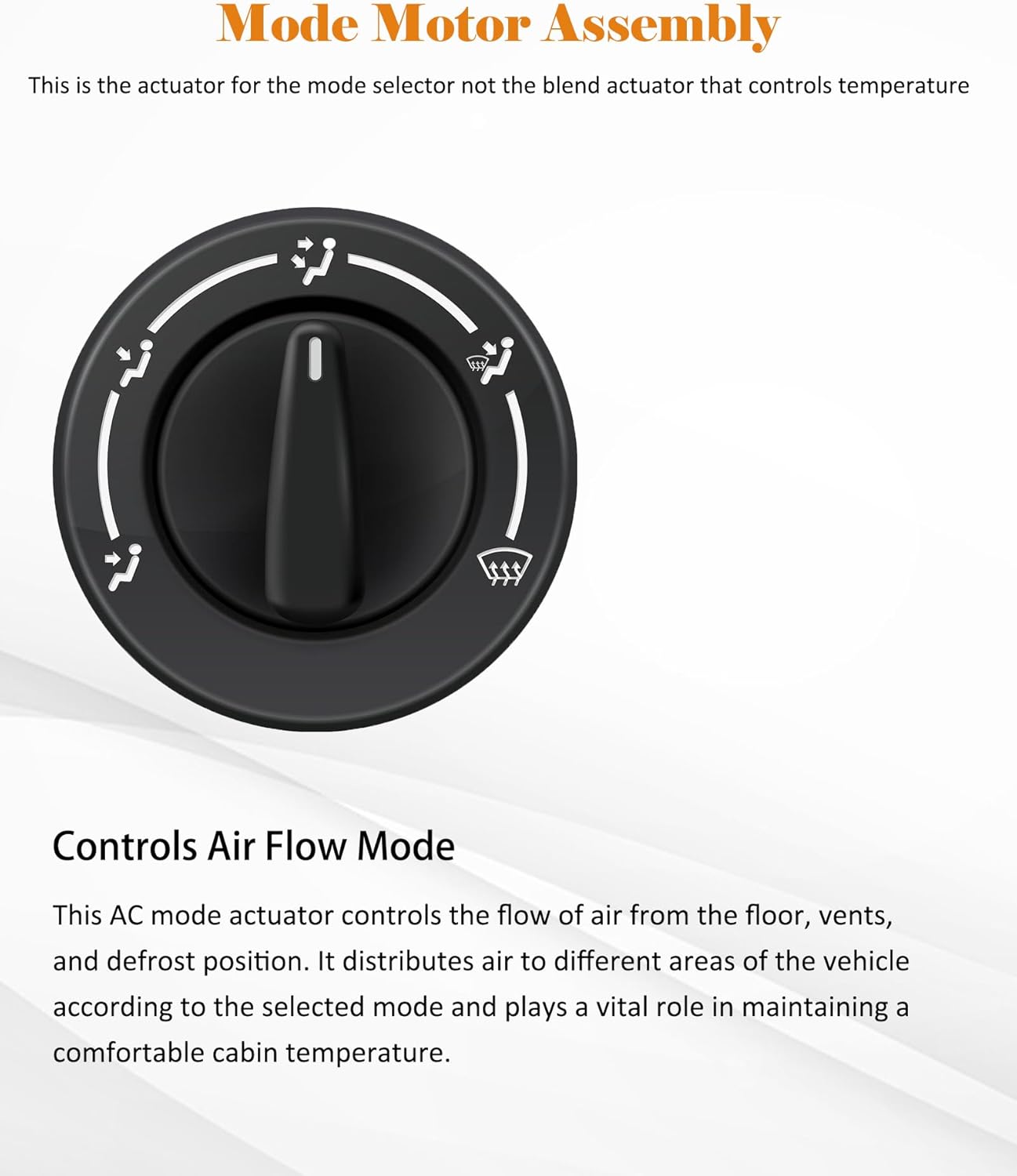 79140-SWA-A01 HVAC Air Heater Blend Door Actuator Compatible with Honda CR-V 2006 2007 2008 2009 2010 2011 Main Mode