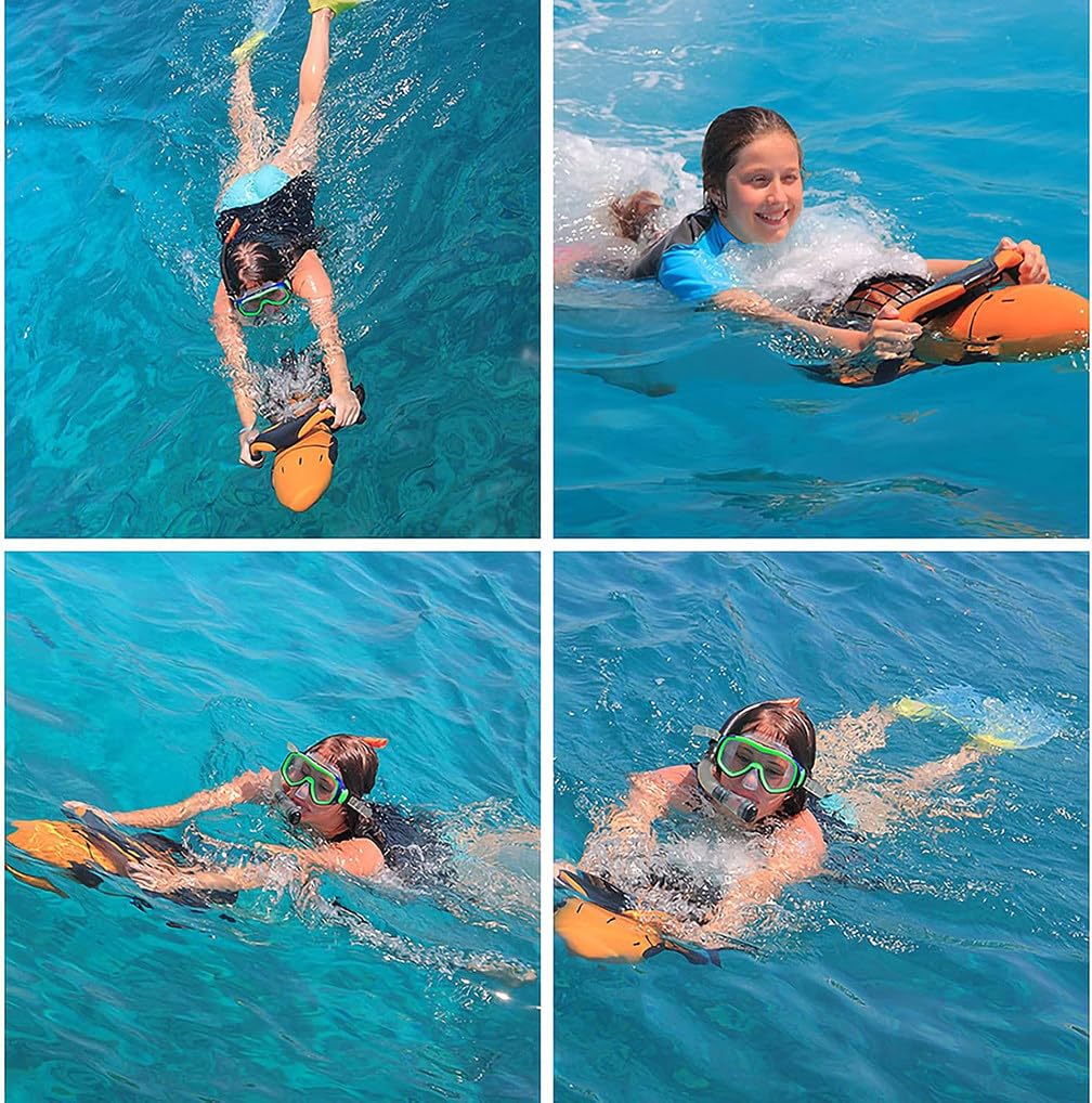 Scooter Submarino Scooter Subacuático Inteligente De Doble Velocidad Impermeable para Piscina y Tabla de Surf a presión Equipo de Piscina de Aventuras