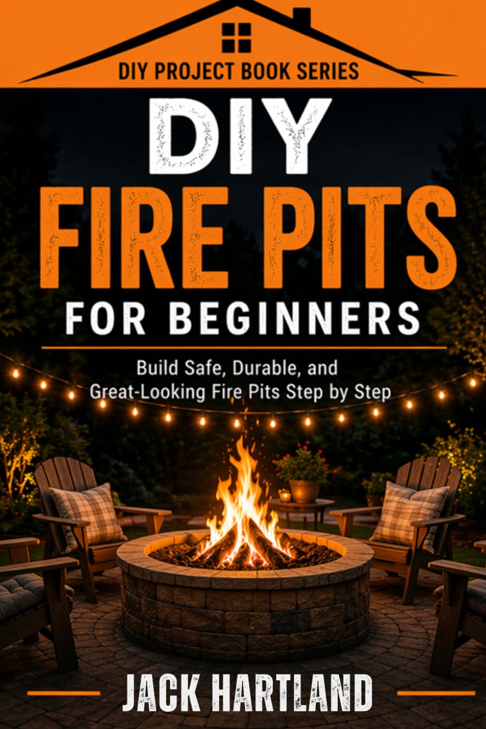 DIY FIRE PITS FOR BEGINNERS: Build Safe, Simple, and Great-Looking Fire pits Step by Step (DIY Projects Book Series)