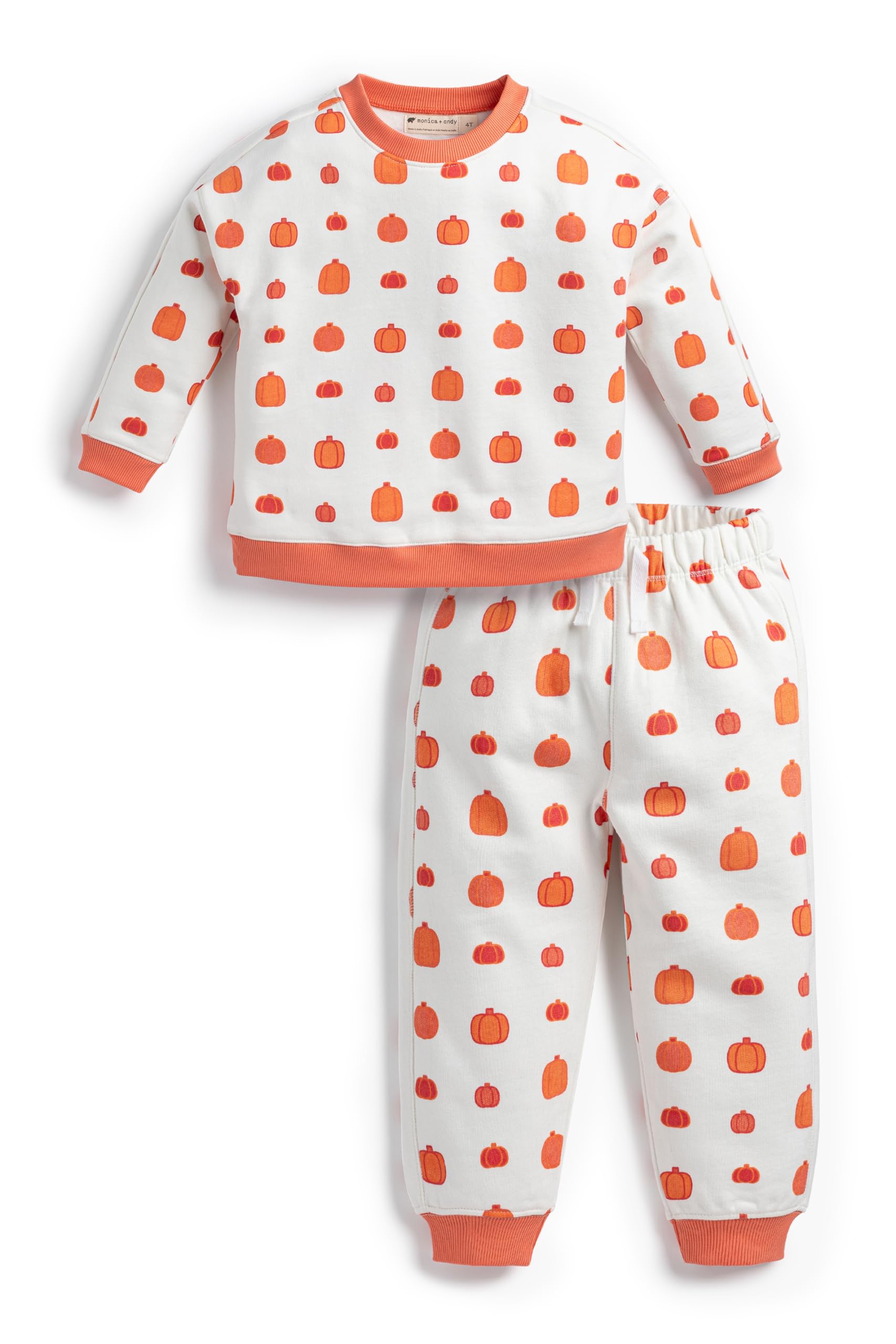 monica + andy unisex-child Organic Sporty Sweatsuit
