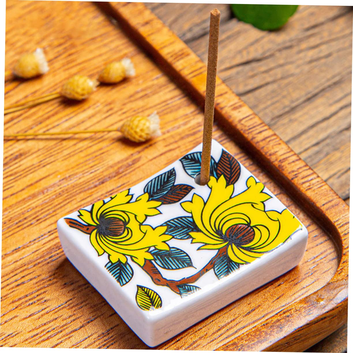 Repose-Baguettes, Supports à Baguettes pour Restaurant, en céramique Multicolore, 4 x 3,2 x 1 cm, Lot de 6