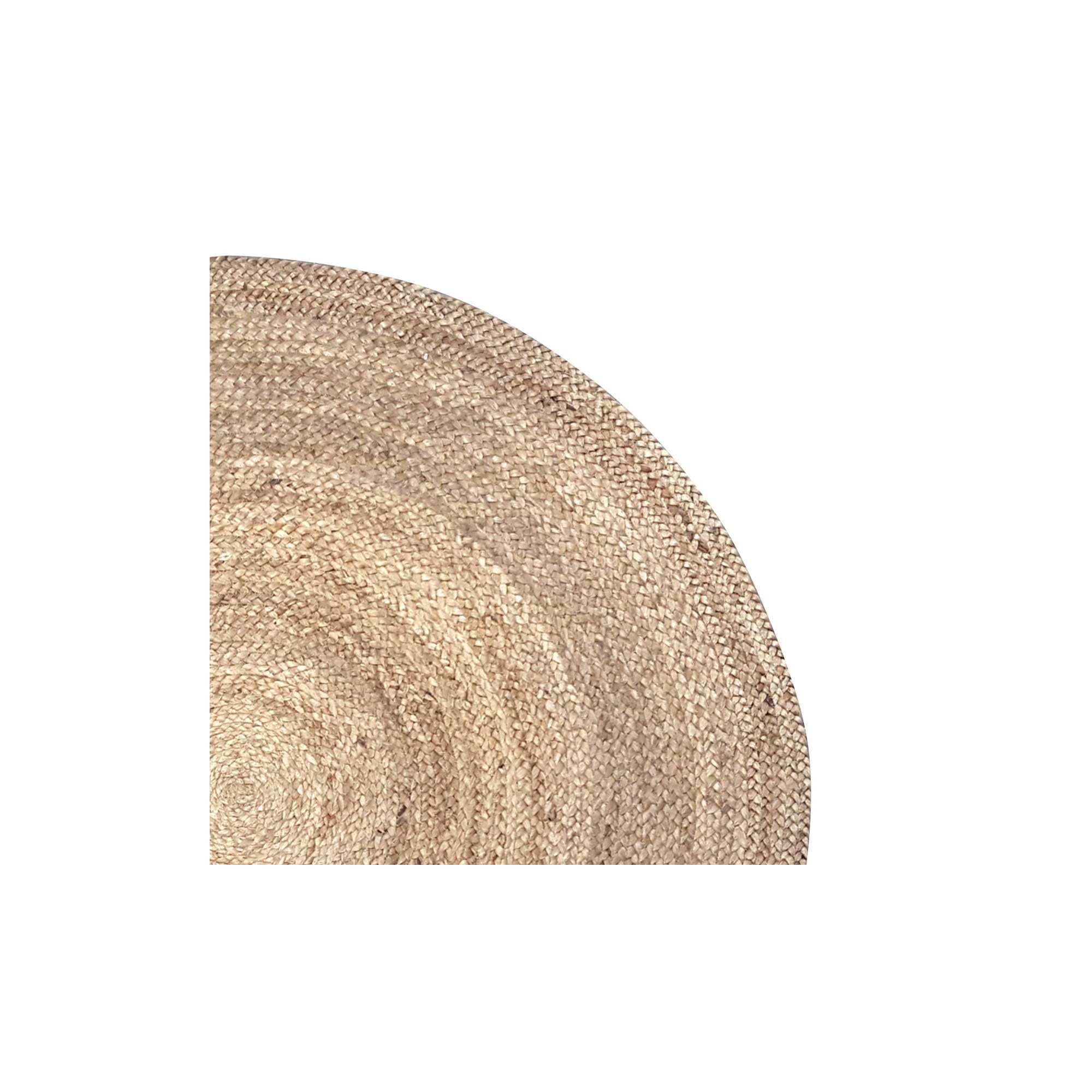Alfombra Natural Living 100% Yute Natural DIAMETRO 110CM