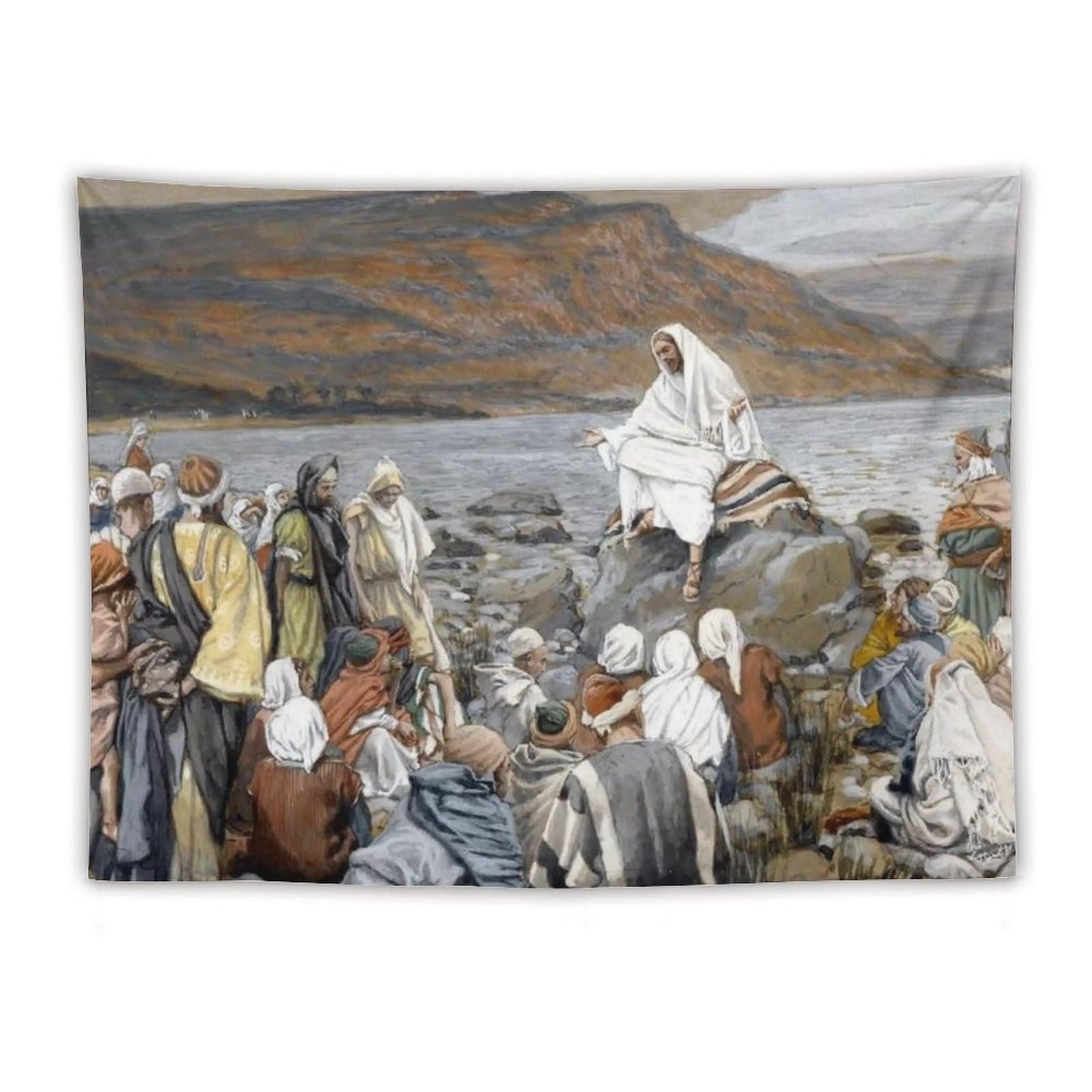 Amazon.co.jp: JESUS CHRIST イエス キリスト イエスの説教 絵画の