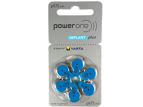 Miniatura 2 de Baterías Power One para implante coclear, 10 paquetes (60 unidades), 60 baterías