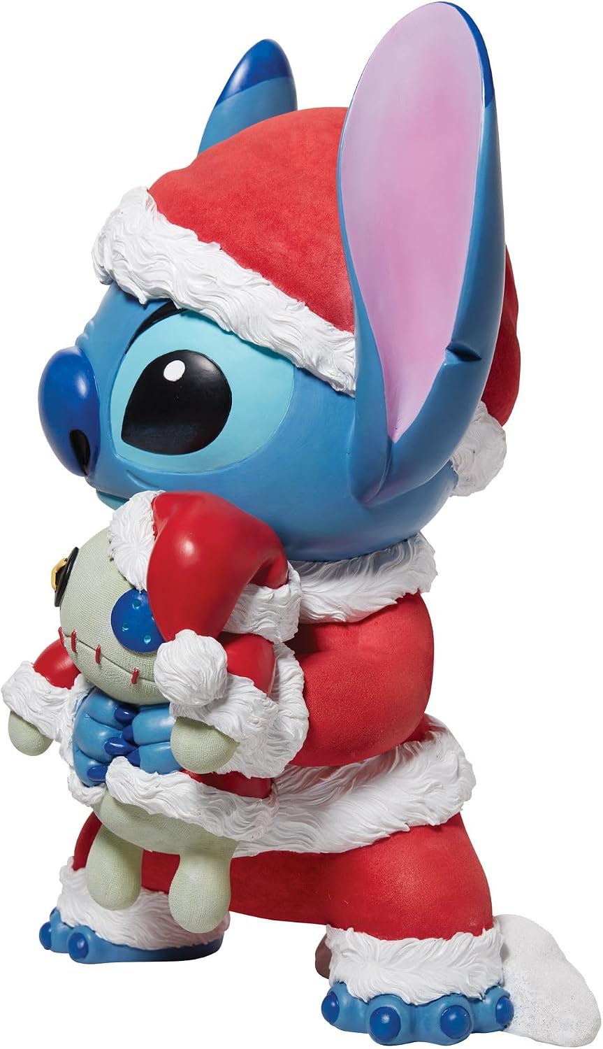 Enesco Disney Showcase Lilo and Stitch Santa Big Figurine, 15.55 Inch, Multicolor