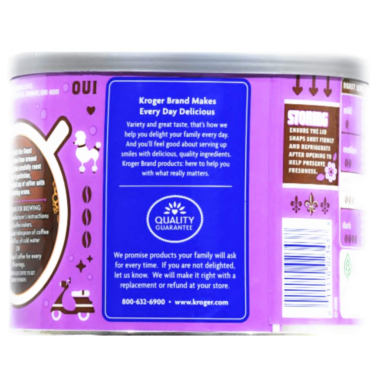 Kroger French Roast Medium Dark Roast Ground Coffe 24 oz