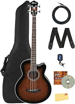 イバニーズ エレアコベース AEB10E Amazon.com: Ibanez AEB10E Acoustic-Electric Bass Guitar - Dark