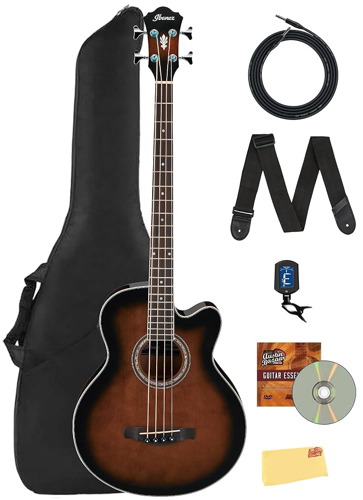 Ibanez AEB10 エレアコベース アコベ アコースティック Amazon.com: Ibanez AEB10E Acoustic-Electric Bass Guitar