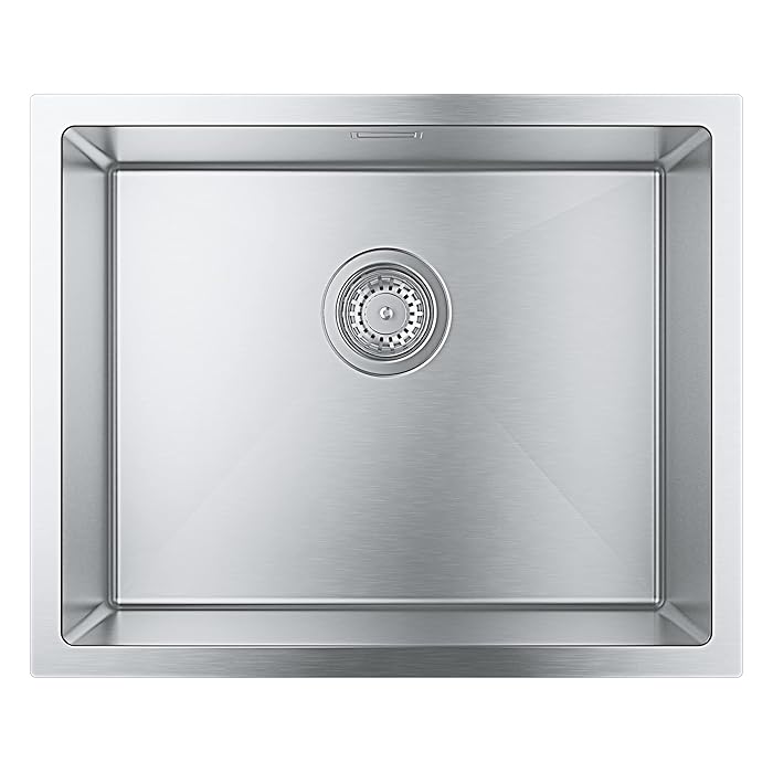 Buy GROHE K700 1 bowl Kitchen Sink Top mount or flush mount included waste kit, basket