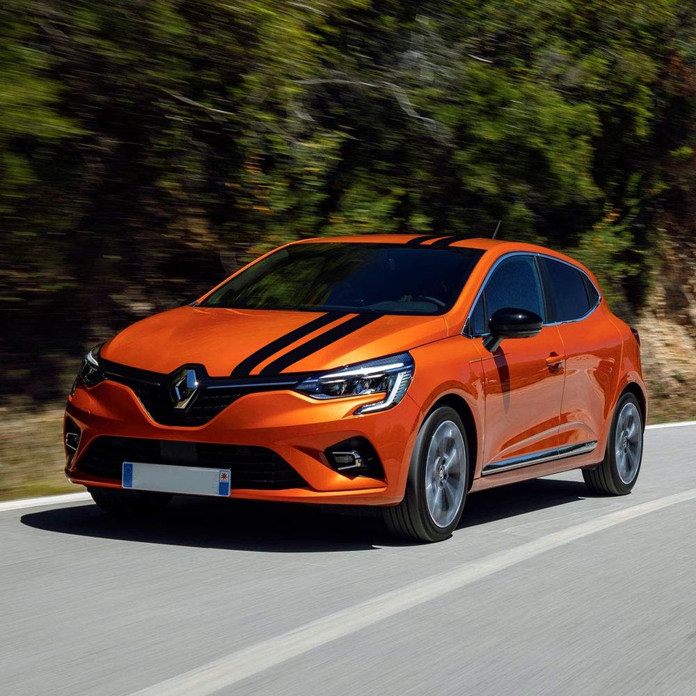 4R Quattroerre.it Tiras adhesivas compatibles con kit Gordini Renault Blanco