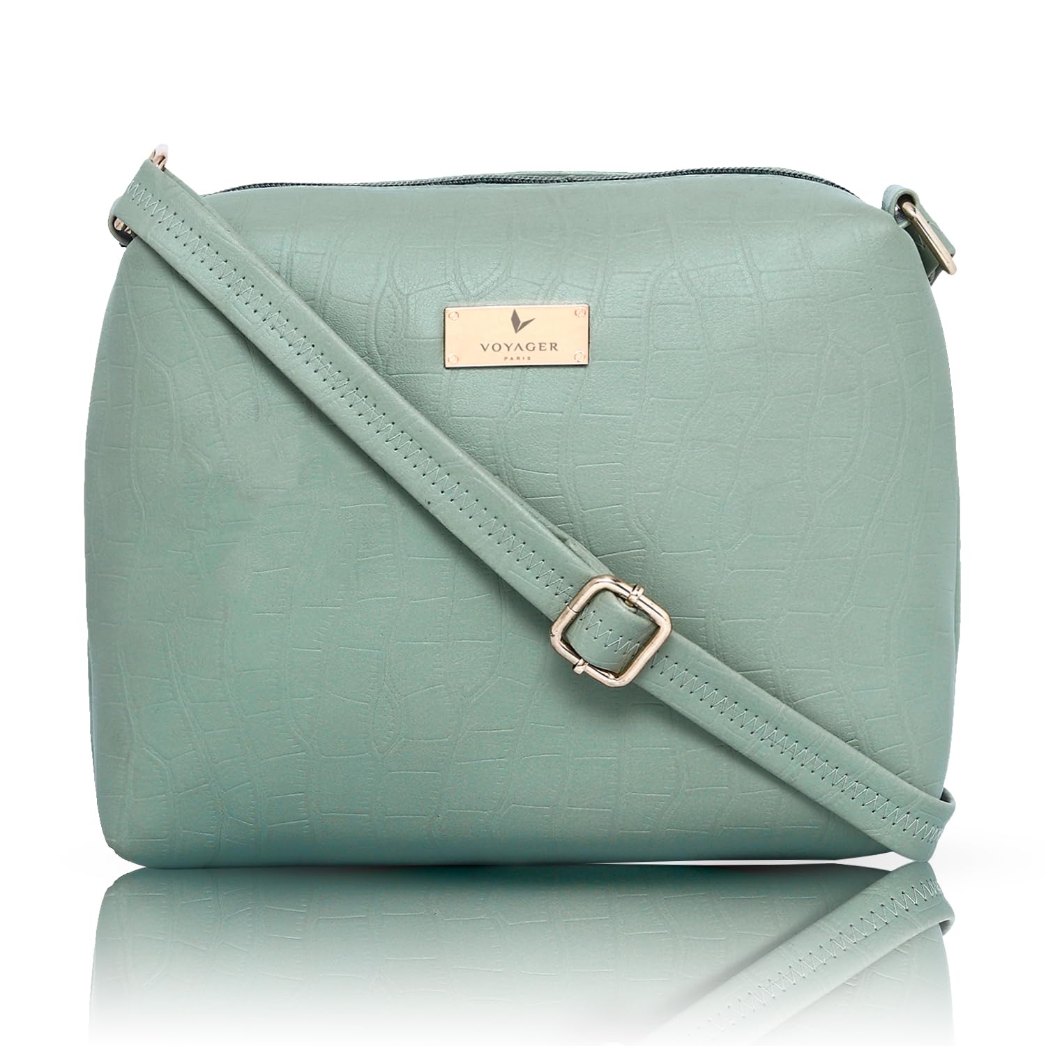 VOYAGER PARIS Anna Stylish Sling Bag|Cross-Body Bag For Girls|Adjustable Shoulder Strap|Vegan Leather|Side Slings Bag For Women, Green (B0C7WCLVY9) Amazon Price History, Amazon Price Tracker