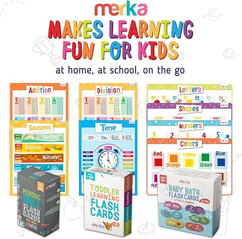 Miniatura 6 de merka Manteles individuales del alfabeto para niños, manteles individuales para mesa de comedor, letras y números, juego de 4 manteles individuales