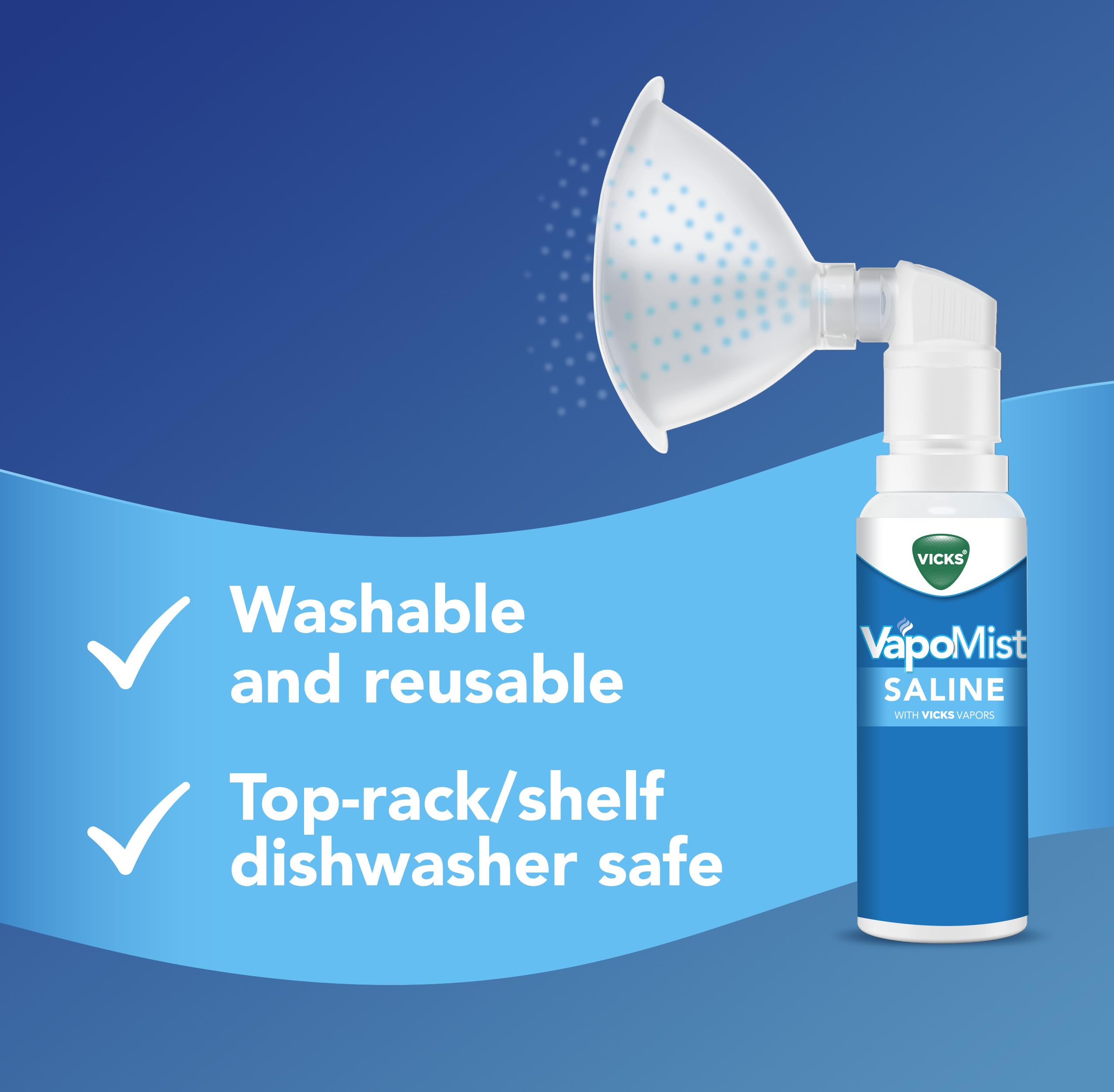 Vicks VapoMist Saline, Gentle Saline Mist with Soothing Vicks Vapors, Non- Medicated, 1.7 oz — Amazon image 6