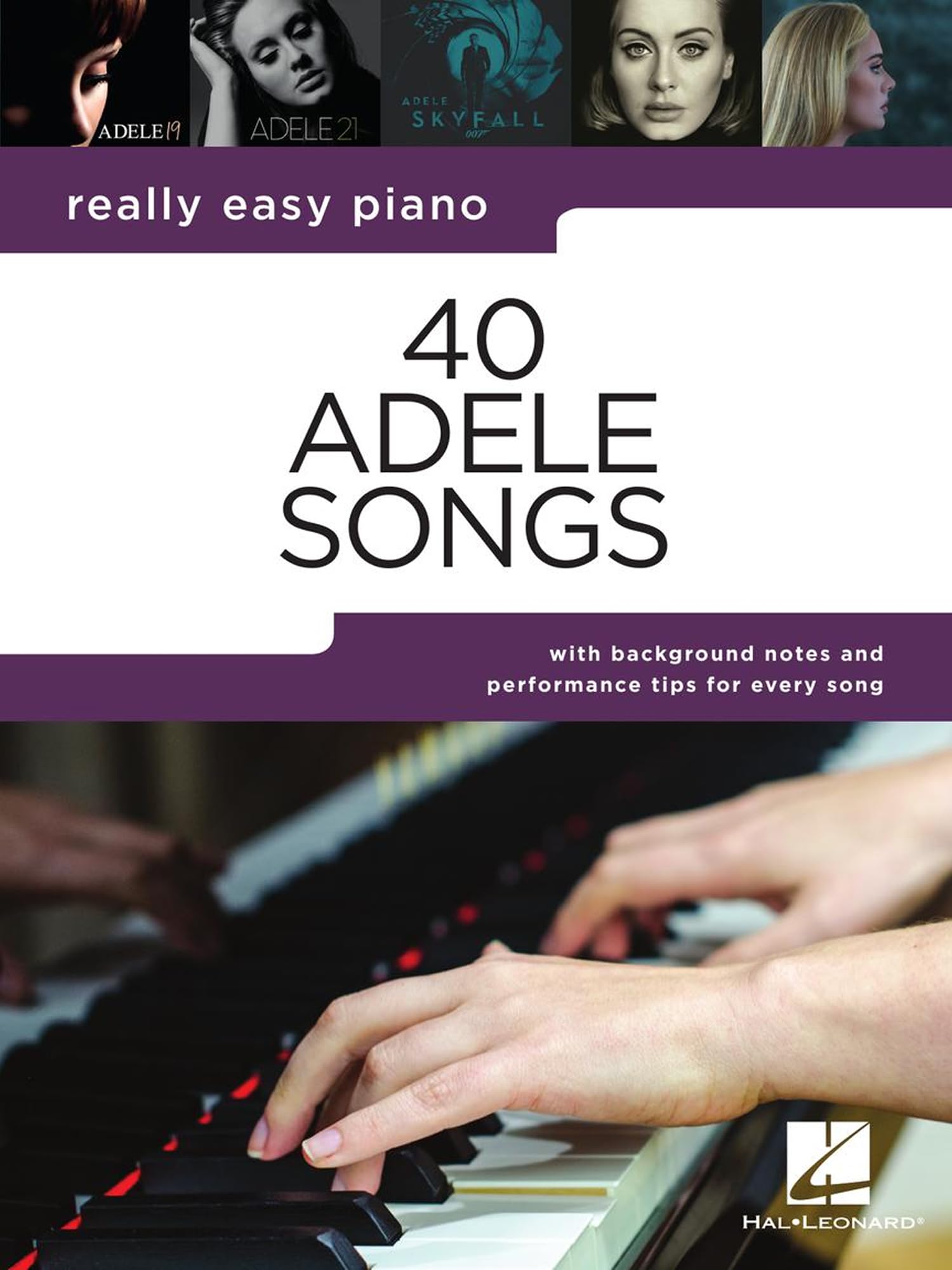 Really Easy Piano: 40 Adele Songs (Really Easy Piano Songbook)