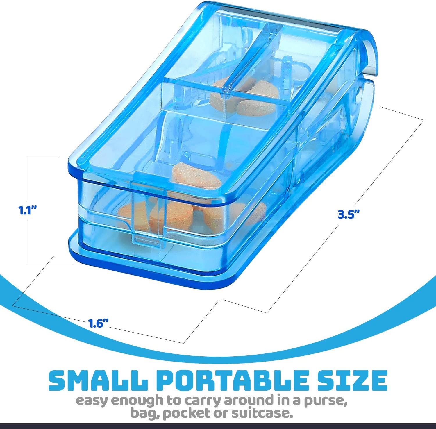 Buy Pill Splitters Pack Of 2 Pill Cutters With V Grip For Small And Medication Easily Cut Pills Splitter Cutter And Crusher With Pill Holder Case To Spli Online In Hungary B07k7wymjk