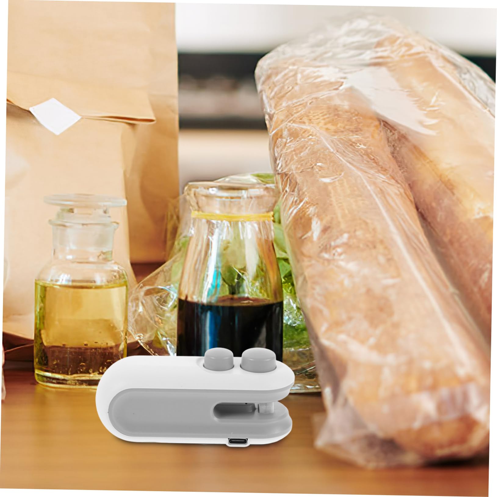 PRETYZOOM 5 Piezas Mini Sellador Máquina Selladora De Virutas De Mano Mini Máquina Selladora Mini Máquina De Sellado Sellador De Bolsas De Plástico Componente Electrónico