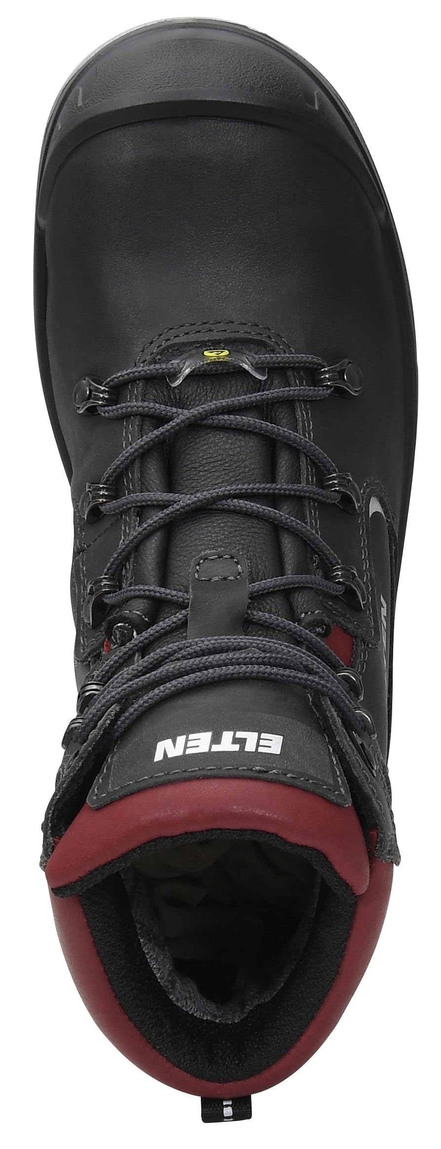 ELTEN Sicherheitsschuhe Lena GTX Black-red Mid ESD S3 CI, Damen, Leder, Stahlkappe, leicht, robust