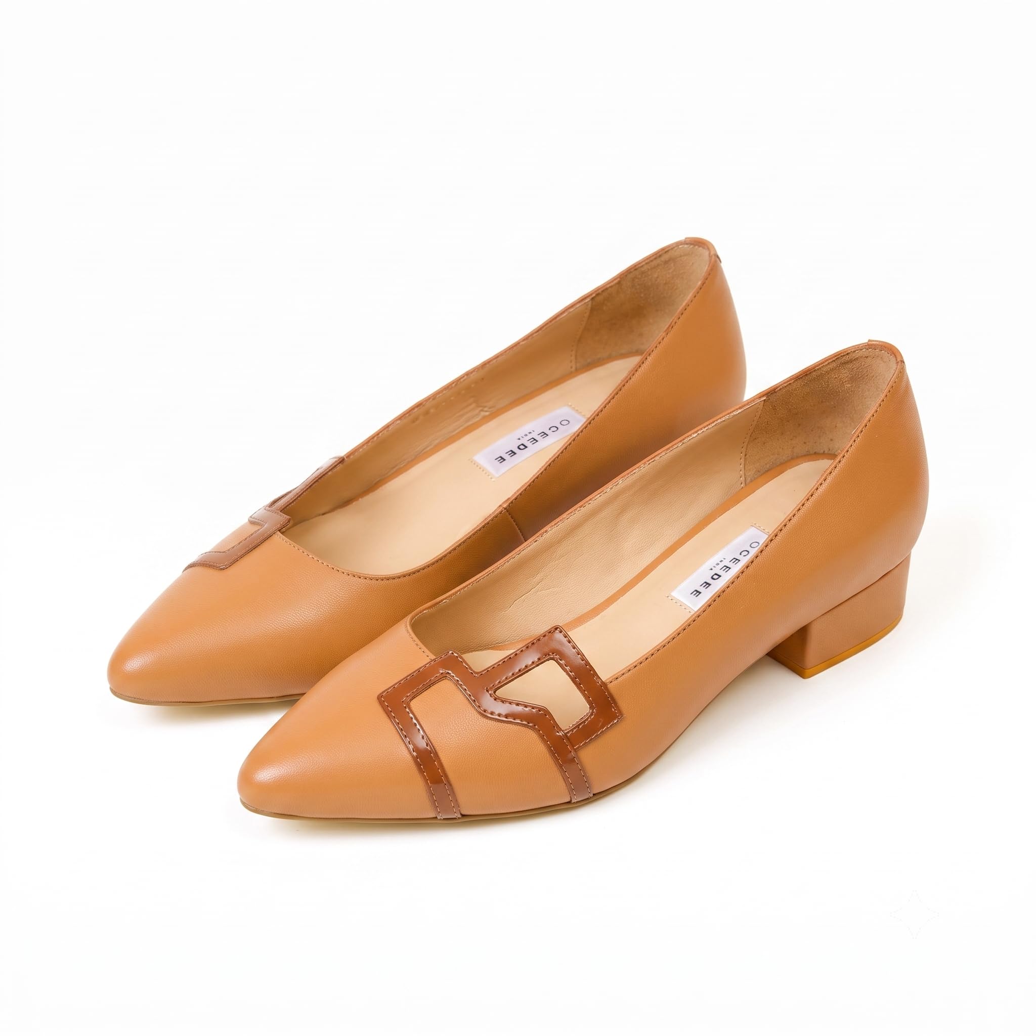 Brisa Women's 1 Inch Pointed Ballet Flats | Cushioned Comfort for Formal & Office Wear-image-15