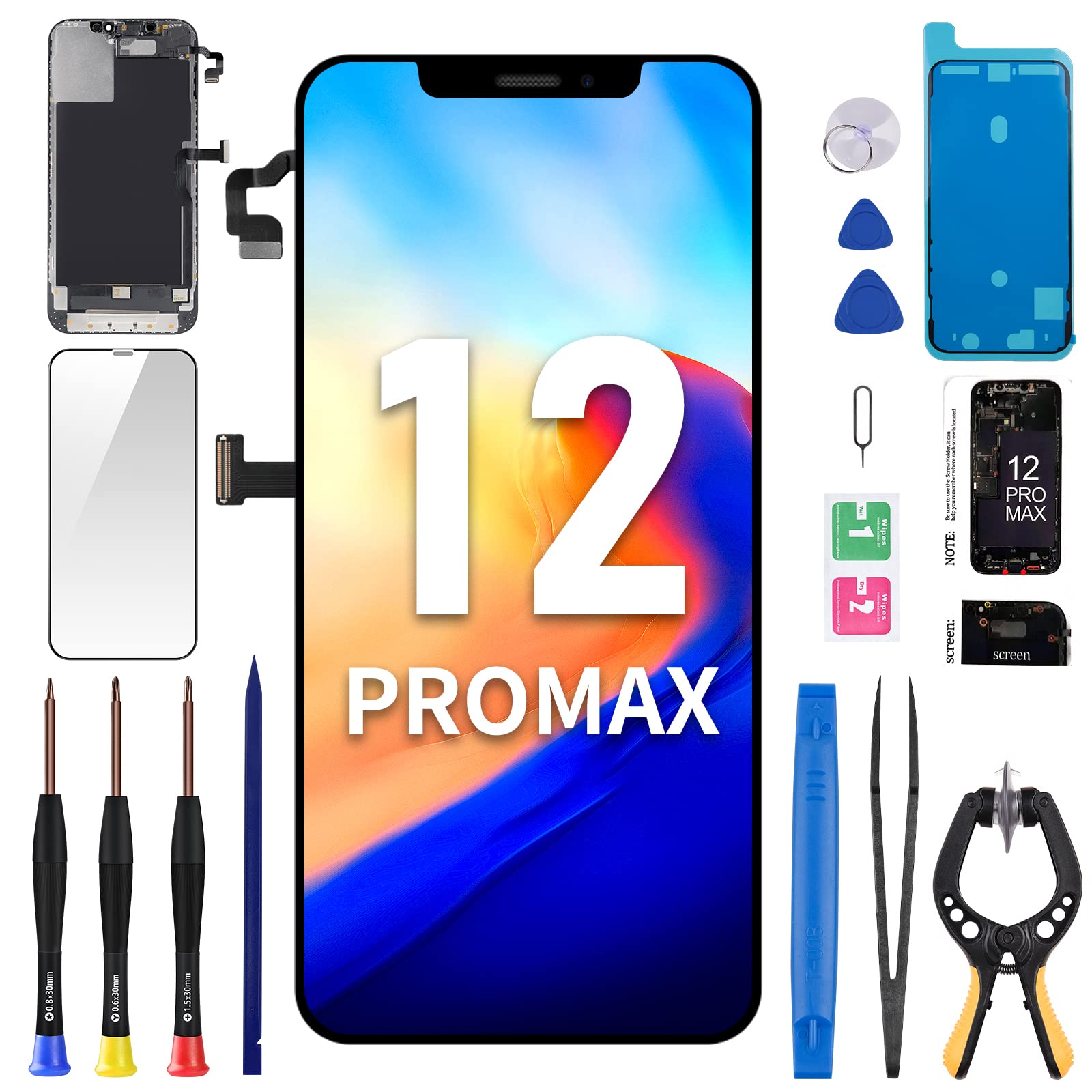 Amazon | iPhone 12 Pro Max用スクリーン交換用 イヤースピーカー近接 