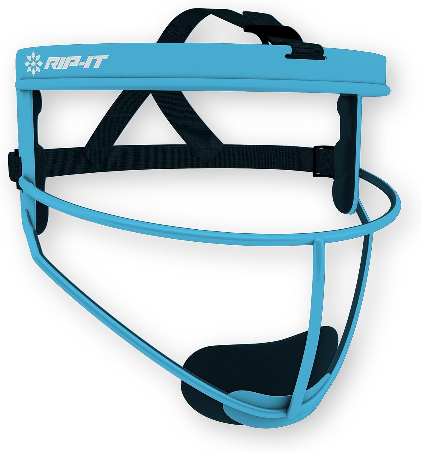 RIP-IT Defense Pro Softball Face Mask | Lightweight Protective Softball Fielder's Mask | Youth | Aqua