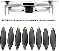 Vista 2 de Juego de hélice de mini dron, hélice de dron de bajo ruido, prueba de equilibrio dinámico, accesorios de repuesto de cuchillas de hélice para X8