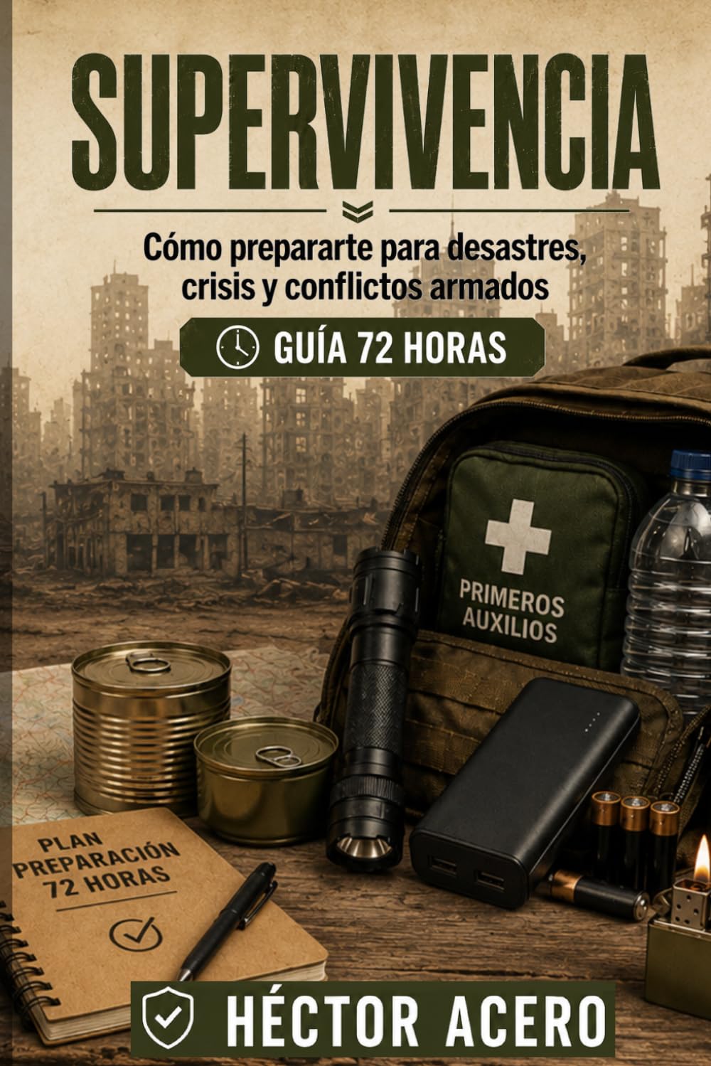 Supervivencia: Cómo prepararte para desastres, crisis y conflictos armados