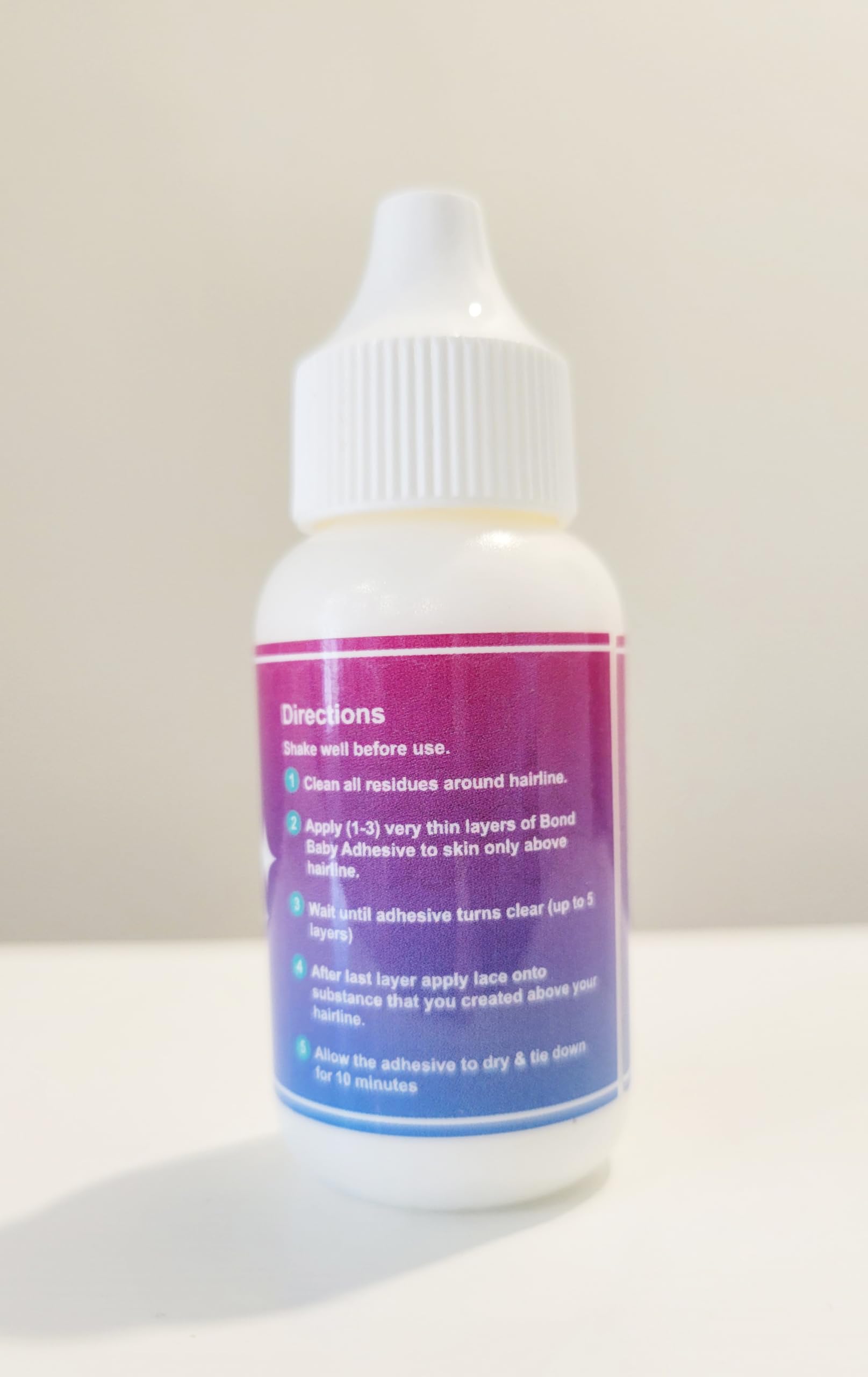 Bond Baby Lace Melting Adhesve, Extreme Hold Glue for Wigs and Hair Systems, Waterproof, Invisible Bonding, The Ultimate Adhesive Bond Specially Made for Oily Skin and scalps 1.3 floz