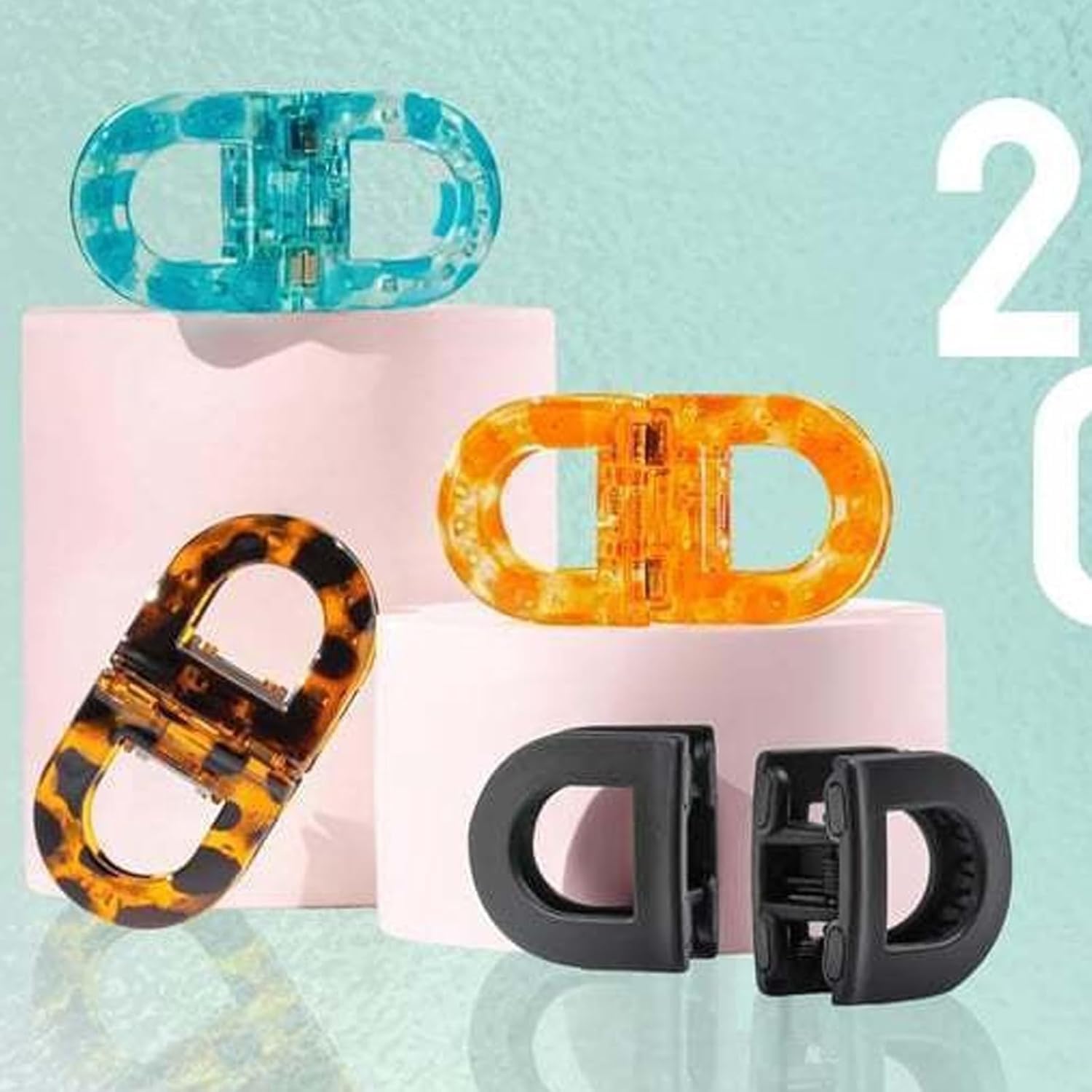 CHANGYUE Set fermagli per capelli magnetici antiscivolo, tenuta forte, clip intelligenti per acconciature facili quotidiane (multicolore)