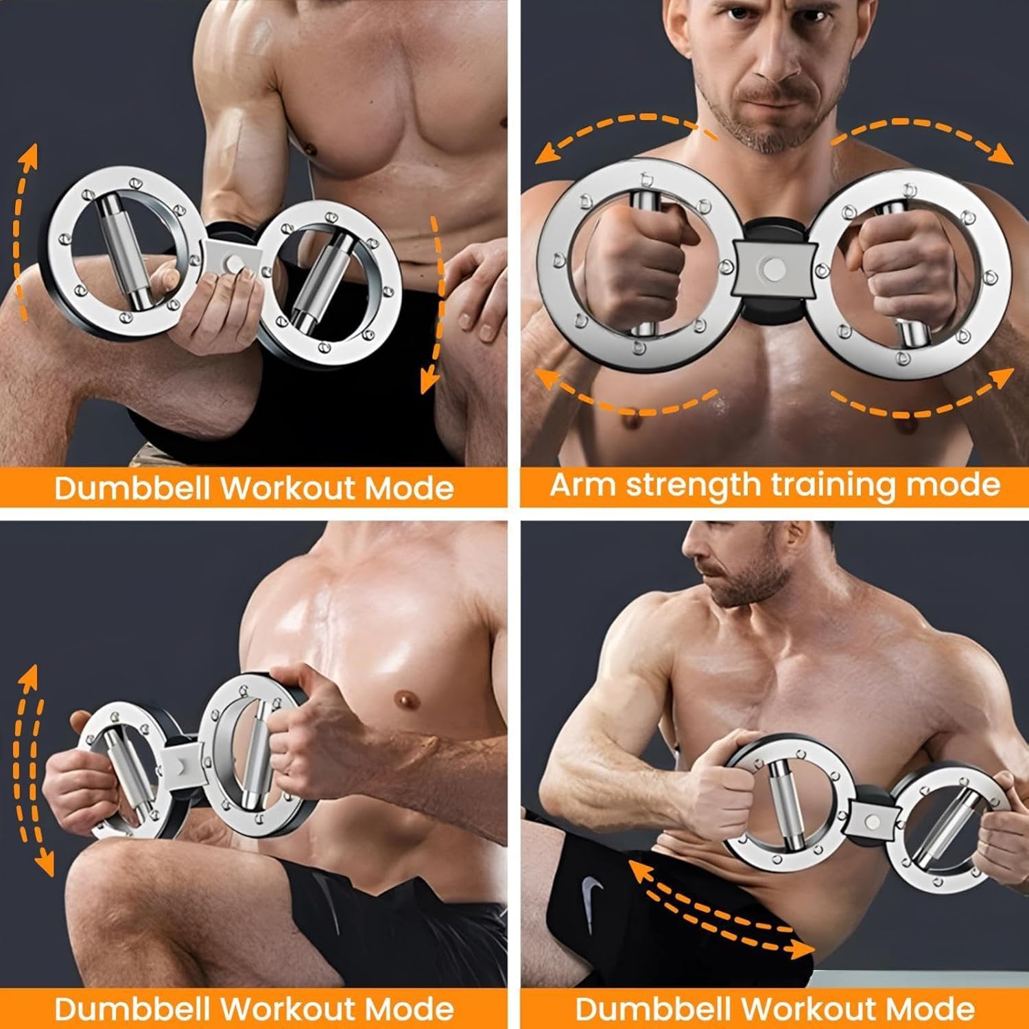 Grip Strength Trainer,Arm Shoulder Strength Training | Hand Forearm Trainer, Forearm Exerciser For Gym Workouts Rehabilitation With Non-Slip Foam Handles