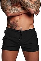 COOFANDY Men's Quick Dry Swim Trunks with Mesh Lining, Zipper Pockets & Adjustable Drawstring - Beach Swim Shorts