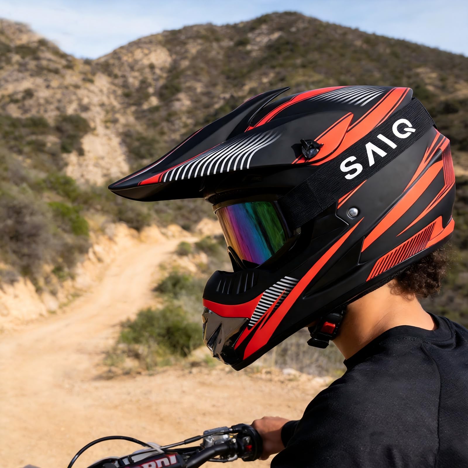 Amazon.com: Kids Dirt Bike Helmet DOT Approved,Youth Full Face