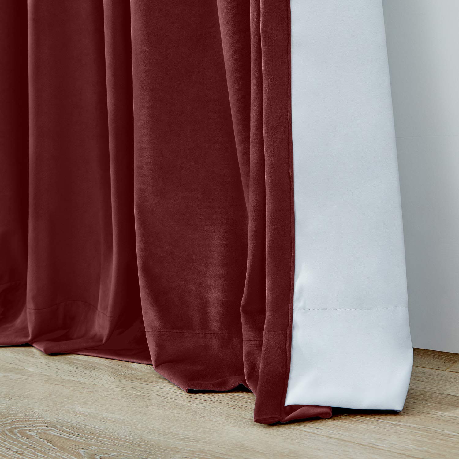 Ciężkie zaciemnienie pokoju, 117 x 229 cm, ołówkowe plisowanie, miękka w dotyku, tkanina, idealna do salonu i sypialni, 1 panelowa dekoracja okienna