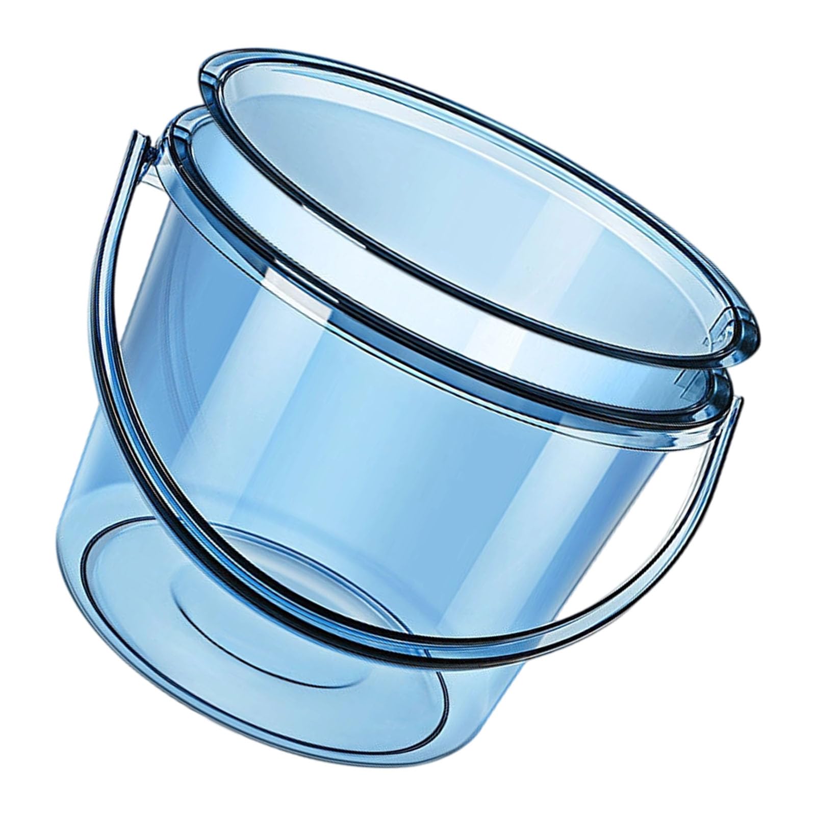 PET Bucket Portable and Space Saving for Camping Fishing Car Washing and Outdoor Use Portable Camping Bucket